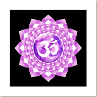 Mandala symbol OM Posters and Art